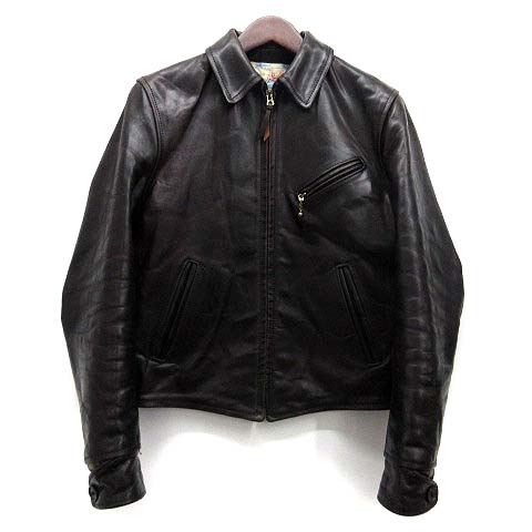 エアロレザー AEROLEATHER ホースハイド ライダース ジャケット ハーフ 
