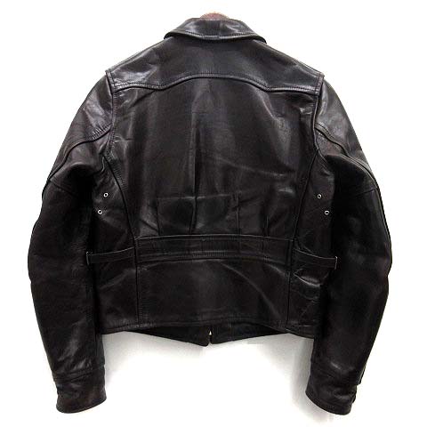 エアロレザー AEROLEATHER ホースハイド ライダース ジャケット ハーフ 