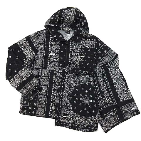 FCRB バンダナ　パンツ　ブラック　M エフシーレアルブリストル F.C.Real Bristol FCRB ペイズリー バンダナ