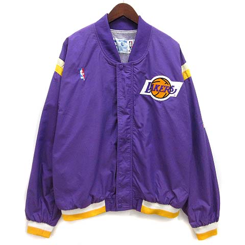 レイカーズ　 Lakers ジップアップジャケット 紫 チャンピオン CHAMPION NBA LAKERS ロサンゼルス レイカーズ