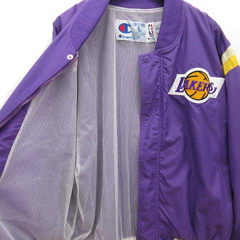 レイカーズ　 Lakers ジップアップジャケット 紫 楽天市場】ミッチェルアンドネス コーチジャケット MITCHELL