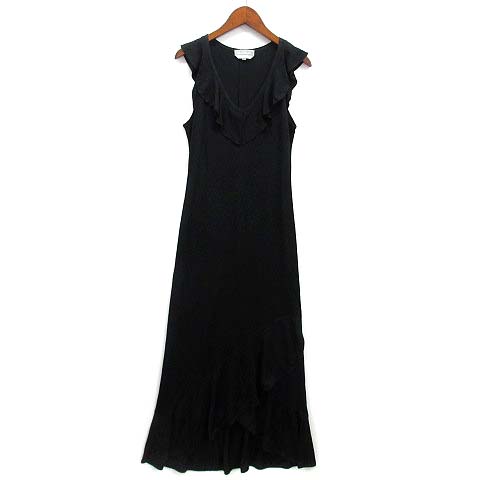 マックスマーラ MAX MARA フリル ロング ワンピース ドレス レーヨン  