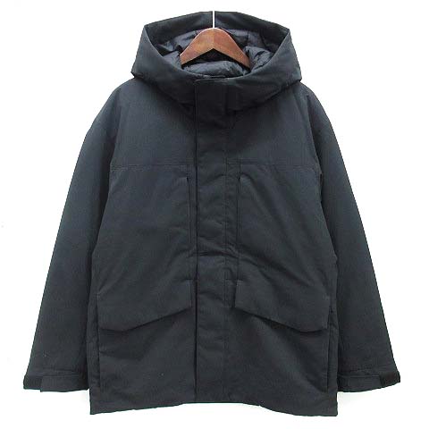 ユニクロ UNIQLO ハイブリッド ダウン パーカ ジャケット ブラック 黒 