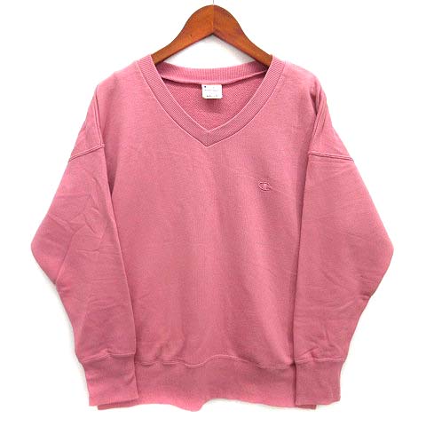 チャンピオン CHAMPION Vネック スウェット トレーナー 長袖 ワン