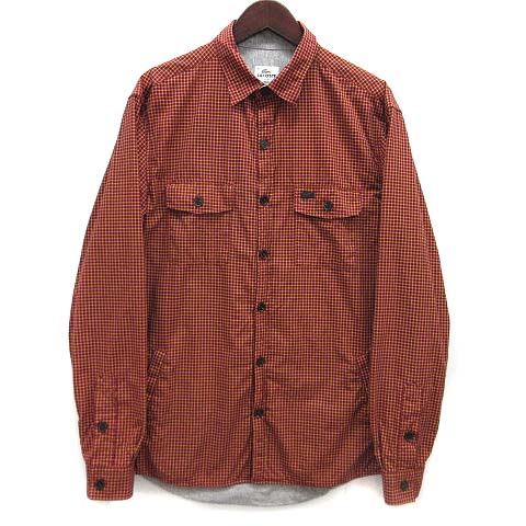 ラコステ LACOSTE 裏地付き チェック シャツ ジャケット 長袖