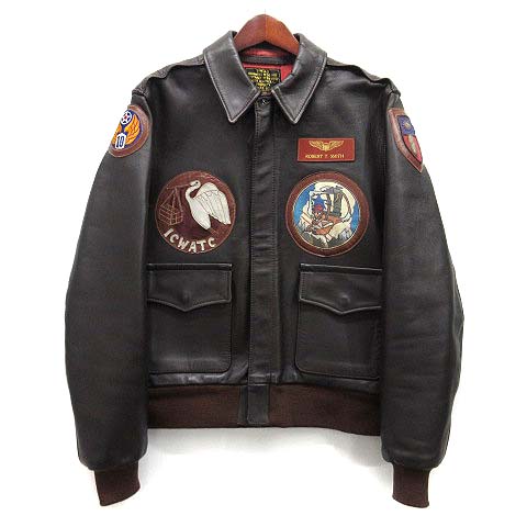 エアロレザー AEROLEATHER A-2 ブラッドチケット レザー フライト 
