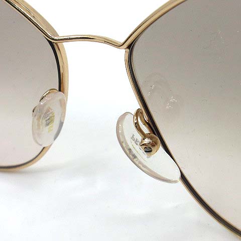 プラダ PRADA メタルフレーム サングラス ミラーレンズ ピンクゴールド  