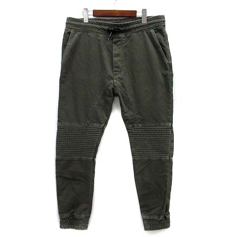 ザラマン ZARA MAN スウェット デニム バイカー ジョガー パンツ ザラマン ZARA MAN スウェット デニム バイカー ジョガー パンツ