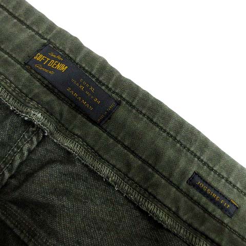 ザラマン ZARA MAN スウェット デニム バイカー ジョガー パンツ ザラマン ZARA MAN スウェット デニム バイカー ジョガー パンツ