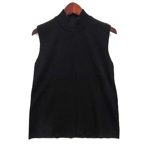 ミラオーウェン Mila Owen ハイネック ノースリーブ ニット セーター