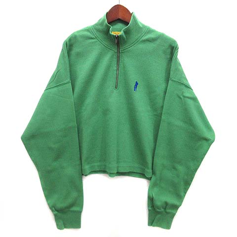 【極美品L】HYSTERIC GLAMOUR スウェットハーフジップ 襟付き WOMAN HEADバックアップリケ スウェット|HYSTERIC GLAMOUR MEN