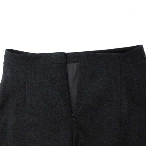 【2枚セット】セオリーリュクス　ロングフレアースカート(38・黒/グレー) セオリーリュクス theory luxe ウール フレア ロング スカート