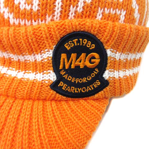 【美品】PEARLYGATES パーリー オレンジ セーター カシミア100% 美品】PEARLYGATES パーリー オレンジ セーター カシミア100%