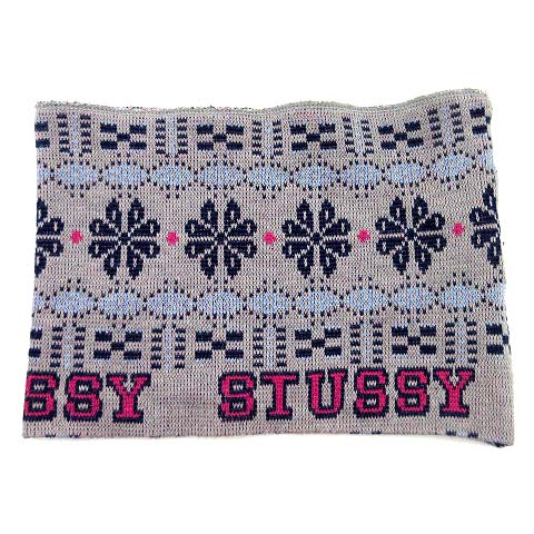 ステューシー STUSSY ニット ネックウォーマー ヘアバンド ターバン 総