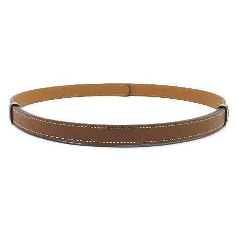 エルメス HERMES ベルト ケリー 18 ヴォーエプソン ゴールド ピンク  