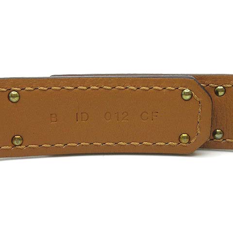 エルメス HERMES ベルト ケリー 18 ヴォーエプソン ゴールド ピンク  