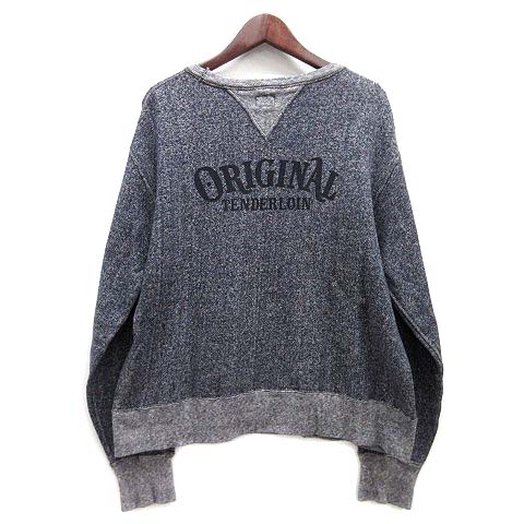 TENDERLOIN コットンニット グレー s TENDERLOIN トレーナー ブラック