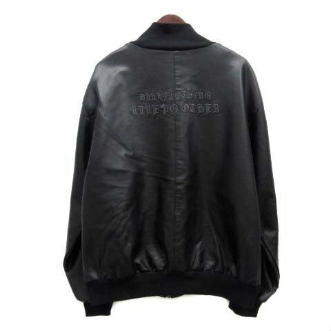 ダルクロージング Dall Clothing フェイクレザー フライトジャケット 