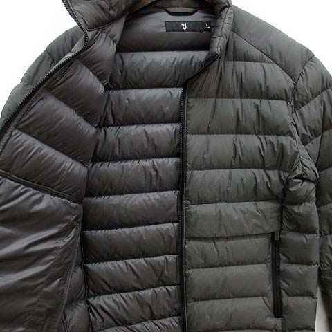 ユニクロ UNIQLO ＋J ジルサンダー ライトダウン ジャケット グレー L