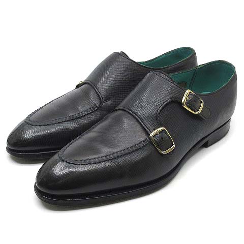 売り切り！エドワードグリーン　ダブルモンク　6 1/2 黒 格安！エドワードグリーン ダブルモンク 6 1/2 黒 極美品【EDWARD