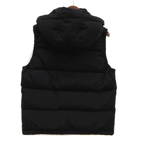 ダントン DANTON ダウン ベスト 着脱可能フード ブラック 黒 40 JD