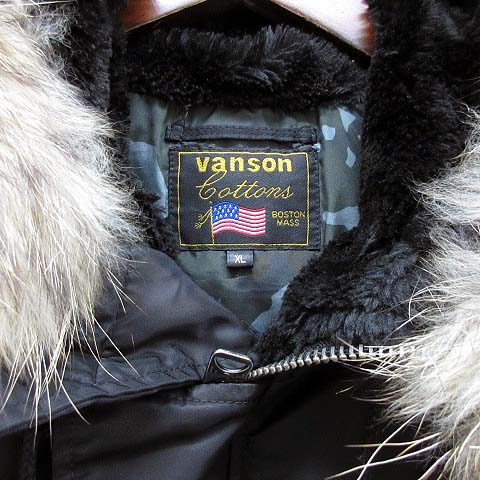 バンソン VANSON アメリカンバース 別注 N-3B フライトジャケット 