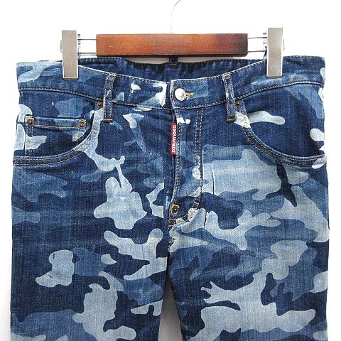 ディースクエアード DSQUARED2 カモフラ スリム ストレッチ デニム