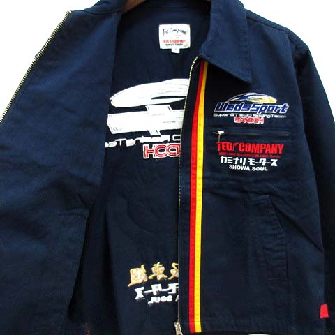 テッドマン×カミナリ×坂東商会 コラボ コットン ジャケット ジップ 