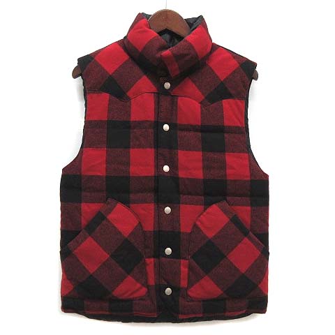 ペンドルトン PENDLETON ブロックチェック ウール ダウン ベスト 
