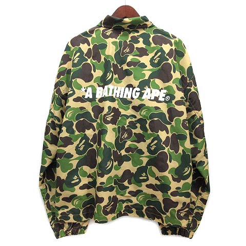 アベイシングエイプ A BATHING APE コーチジャケット ABC CAMO RELAXED 