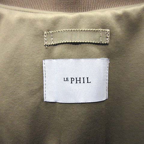 ル フィル LE PHIL ウール ボア ケープ ポンチョ コート 2024AW