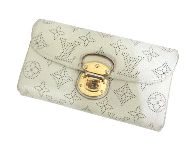 ルイヴィトン LOUIS VUITTON マヒナ ポルトフォイユ アメリア 長財布 