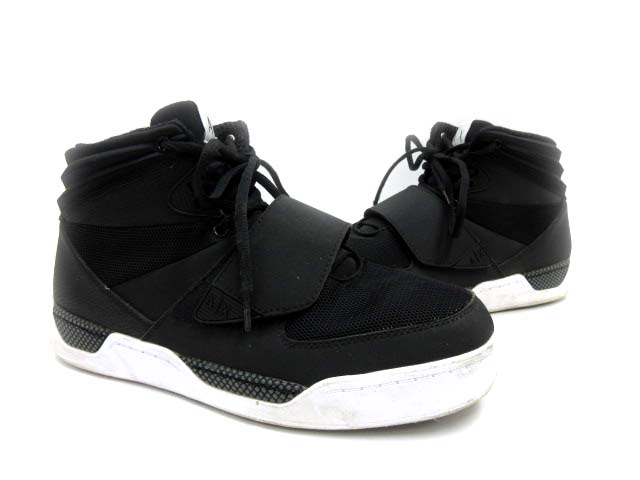 アルマーニエクスチェンジ A X Armani Exchange Velcro High Top Moon Sneaker スニーカー ハイカット 面ファスナー 9 ブラック 6a509 メンズ 014 ベクトルパーク