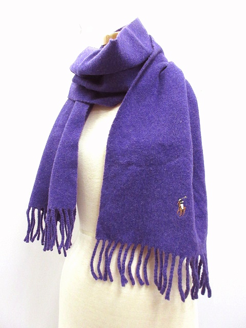 RalphLauren(ラルフローレン) マフラー パープル