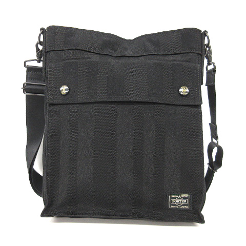 ポーター PORTER 美品 70th anniversary ショルダーバッグ ストライプ  