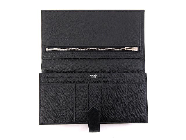 未使用品 エルメス HERMES ベアン スフレ 長財布 ヴォー エプソン 
