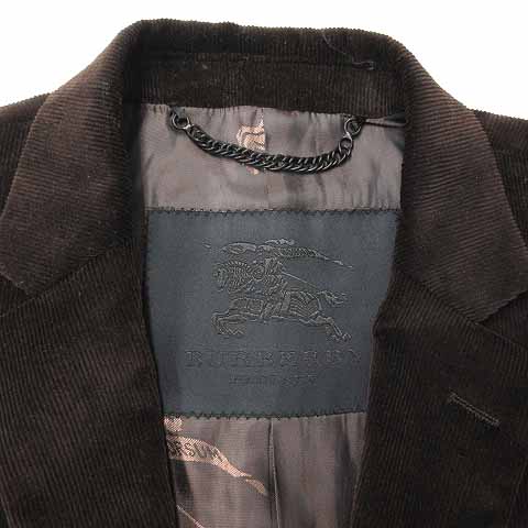 バーバリー BURBERRY PRORSUM テーラード ジャケット 2B コーデュロイ 