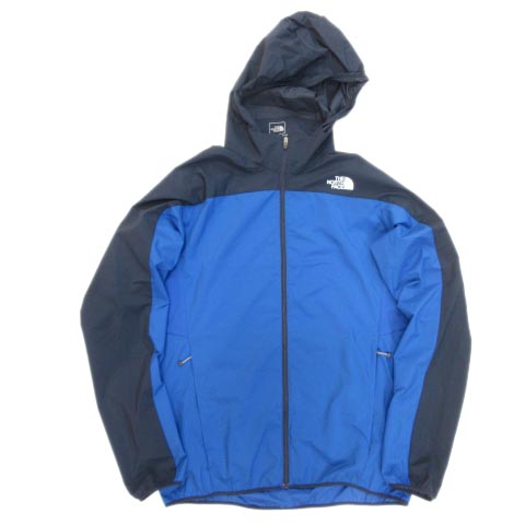 ザノースフェイス The North Face スワローテイル ベント フーディ ストレッチ アウターシェル ジャケット ライト パーカー M ブルー アウトドア Np Tk メンズ 015 ベクトルパーク