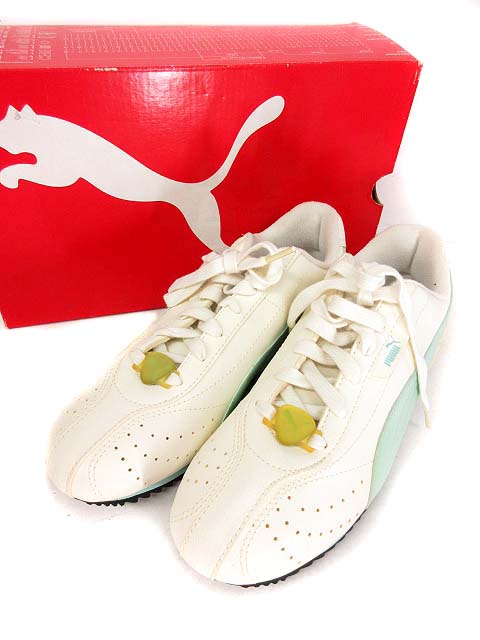 プーマ Puma アヴェルス ローカット スニーカー チヨダ限定 白 緑 02 23 5 Ai レディース 015 ベクトルパーク