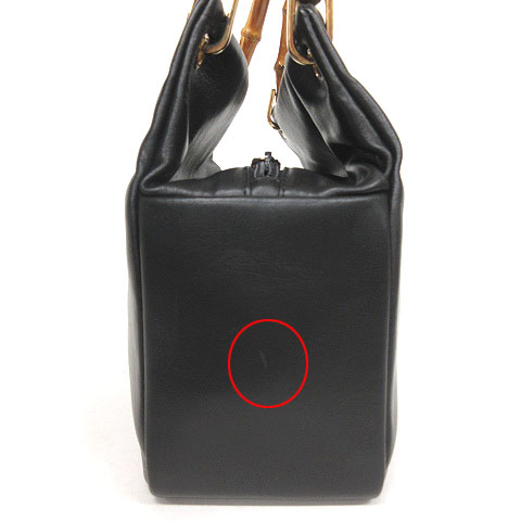 グッチ GUCCI オールドグッチ ハンドバッグ バンブーライン ハンドル 
