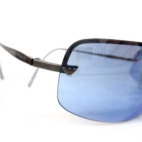 エンポリオアルマーニ EMPORIO ARMANI サングラス リムレス風 スクエア