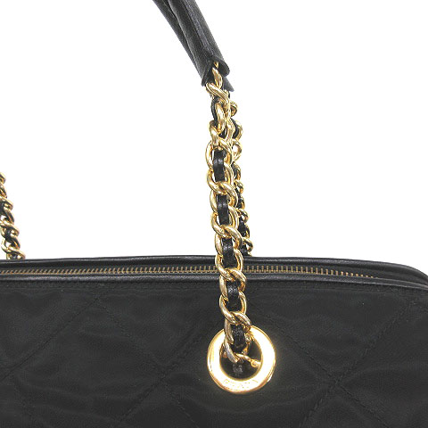 プラダ PRADA ボストンバッグ ハンドバッグ キルティング チェーン