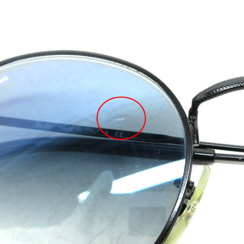 Ray-Ban ラウンドサングラス ブルーグラデーション　メタル Ray-Ban レイバン サングラス ROUND METAL ラウンドメタル