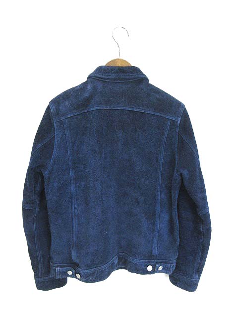 ベドウィン BEDWIN スエード ジャケット CASSIDY 2 ネイビー 3rdタイプ