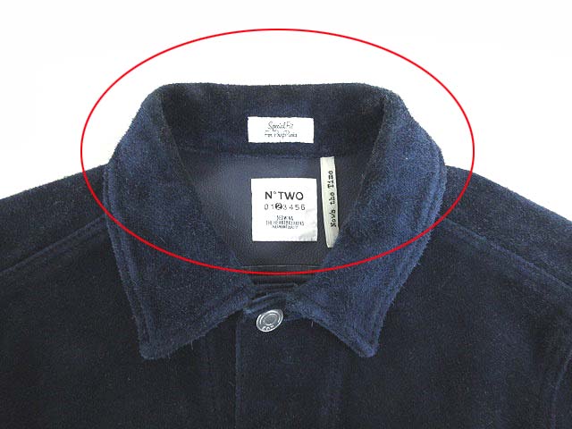 ベドウィン BEDWIN スエード ジャケット CASSIDY 2 ネイビー 3rdタイプ