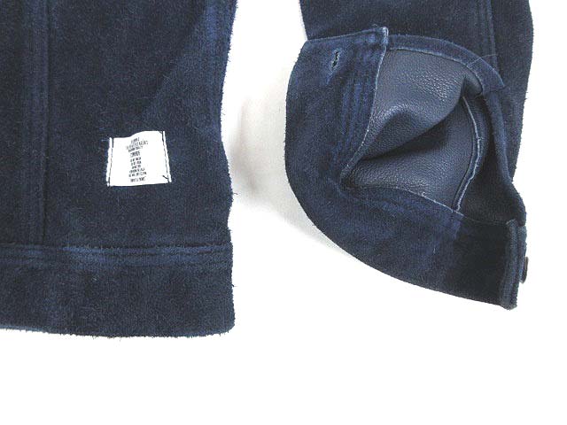 ベドウィン BEDWIN スエード ジャケット CASSIDY 2 ネイビー 3rdタイプ