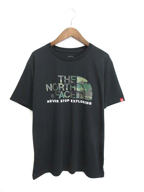 ノースフェイス 迷彩柄tシャツ ロゴtシャツ メンズs ビッグロゴtシャツ アウトドアウエア 半袖キャンプウエア 速乾シャツ 最大87 オフ