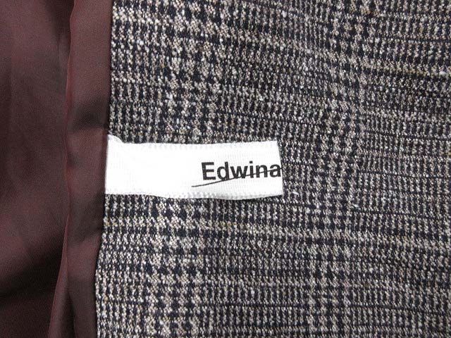 edwina horl 23aw チェック柄ブルゾン　エドヴィナホール edwina horl 23aw チェック柄ブルゾン エドヴィナホール 2023AW