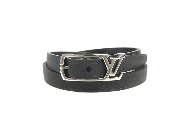 ルイヴィトン Louis Vuitton ブレスレット ブラスレ ネオグラム レザー M6257d 黒 ブラック メンズ 016 ベクトルパーク