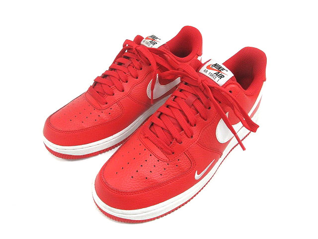 ナイキ Nike スニーカー Air Force 1 エアフォース1 赤 レッド 26 5cm メンズ 016 ベクトルパーク